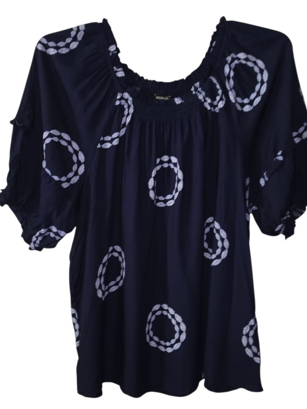 Millenium Short Sleeve Blouse Size 1X
